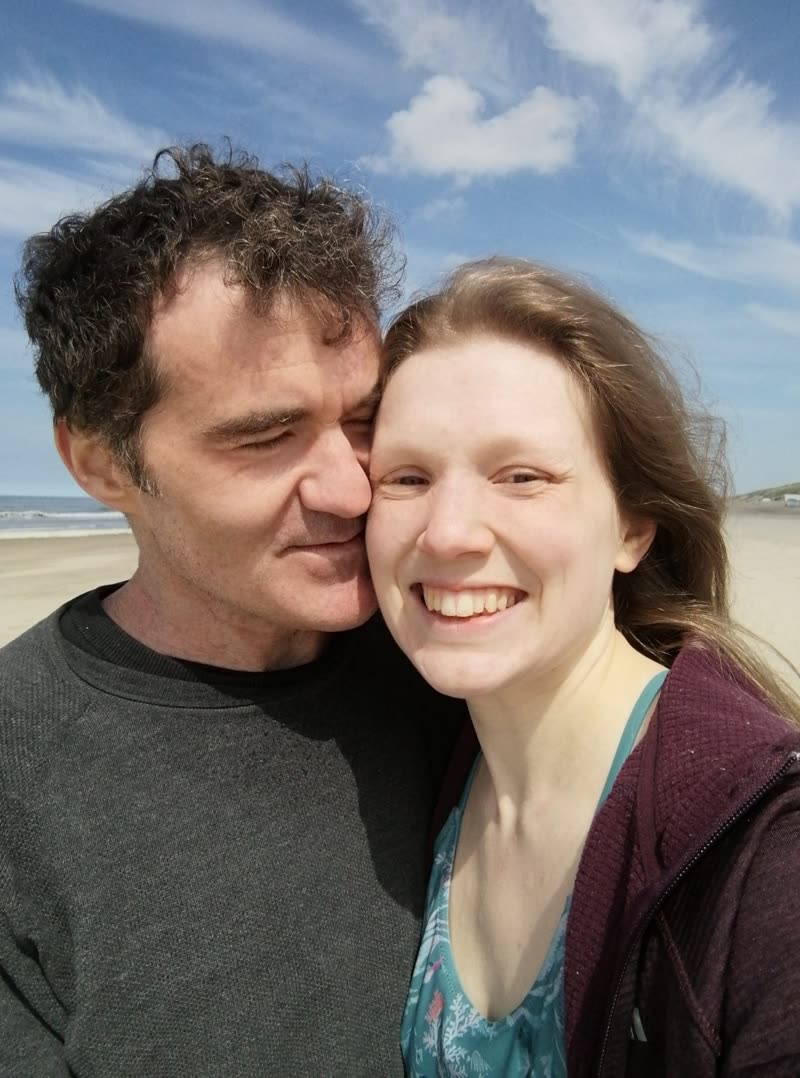 The couple on the beach