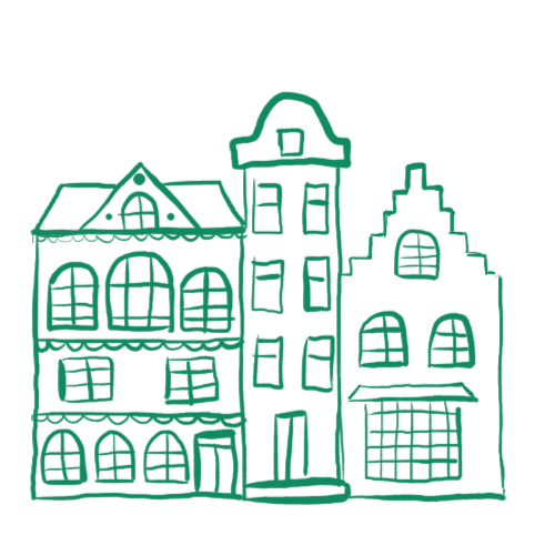 Houses illustration